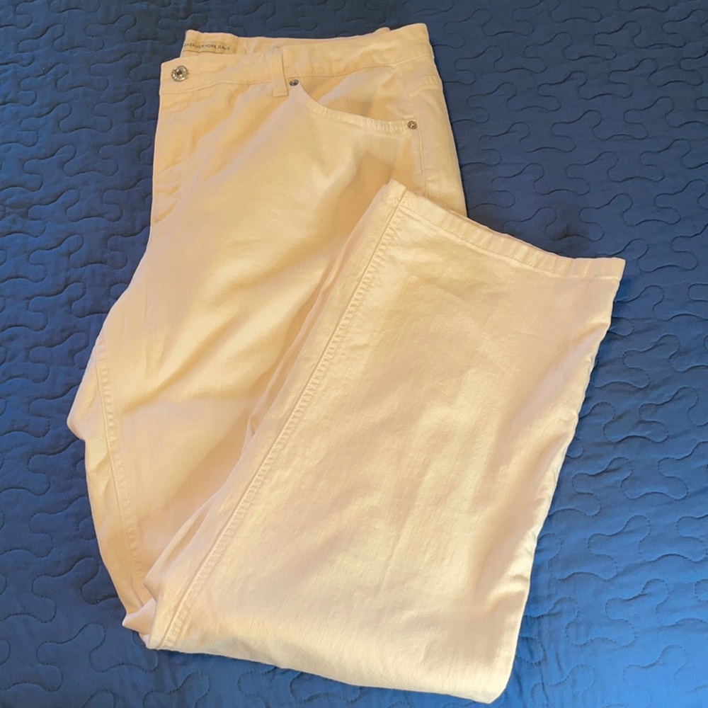 Jones NY White Jeans Lexington White Size 18W
